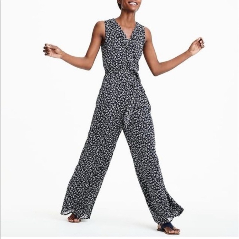 Floral Sleeveless Jumpsuit